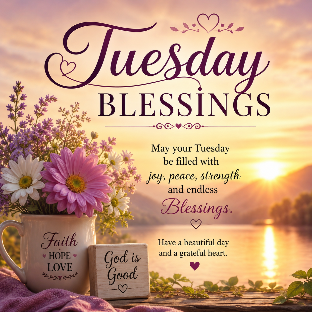 250+ Tuesday Blessings to Fill Your Day with Faith, Peace & God’s Grace