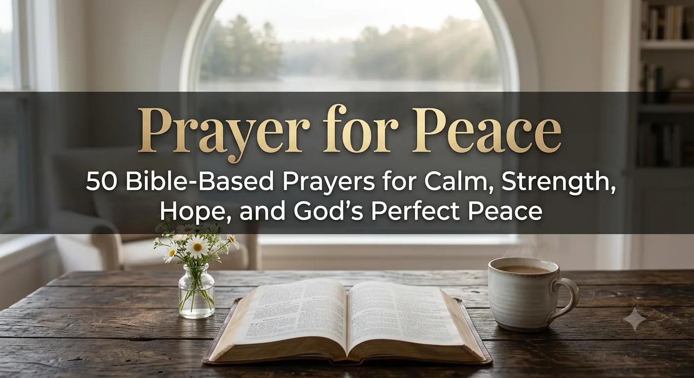 Prayer for Peace: 50+ Powerful Prayers for Calm & Hope