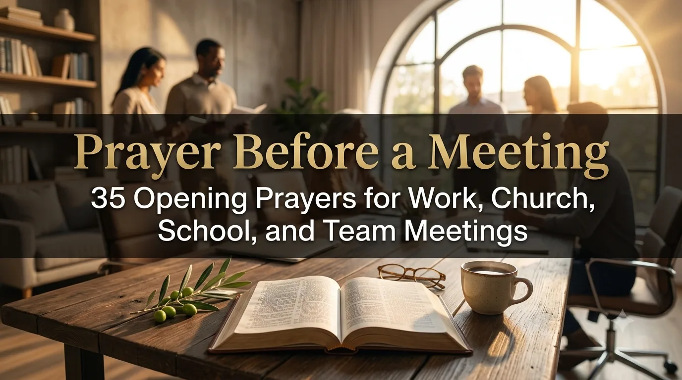 Prayer Before a Meeting: 35+ Powerful Opening Prayers