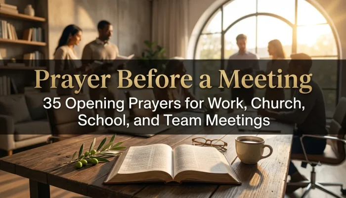 Prayer before a meeting